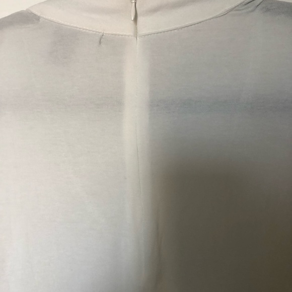 Kate & Mallory® Knit Long Sleeve Mock Neck Keyhole Embroidered Top - Picture 9 of 10